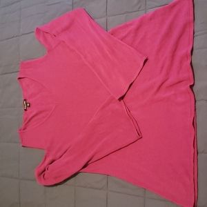 2X Cold shoulder sweater